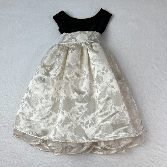 Toddler Sz 18M Kidture  Collection (Division of Ivy of CA) Black White - Picture 1 of 6